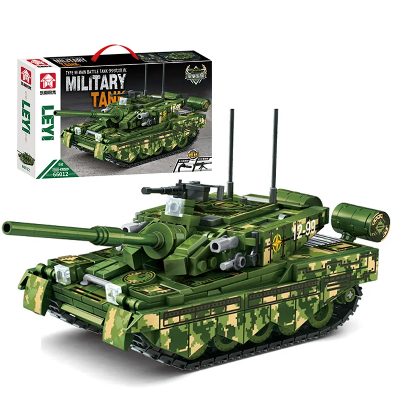 

588Pcs Military Series Building Blocks Main Battle Tank Models Army Weapon Vehicles Diy Toys Boys Kids Children Christmas Gifts