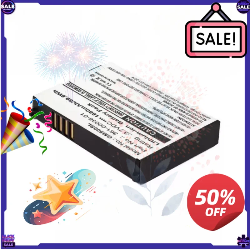 SWZY 3.7V 1880mAh Camera Batteries for Garmin 010-11143-00 361-00038-01 Aera 500 510 550 560 Zumo 220 Rechargeable Lithium Batte