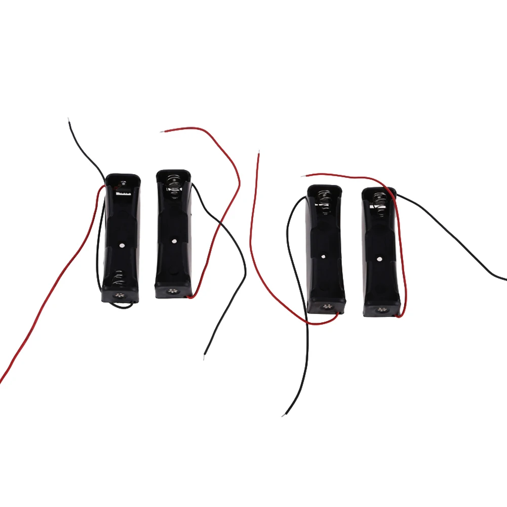 20pcs 18650 Power Bank Cases 1X 3.6V-4.2V 18650 Battery Holder Storage Box Case 1 Slot Battery Container With Wire Lead