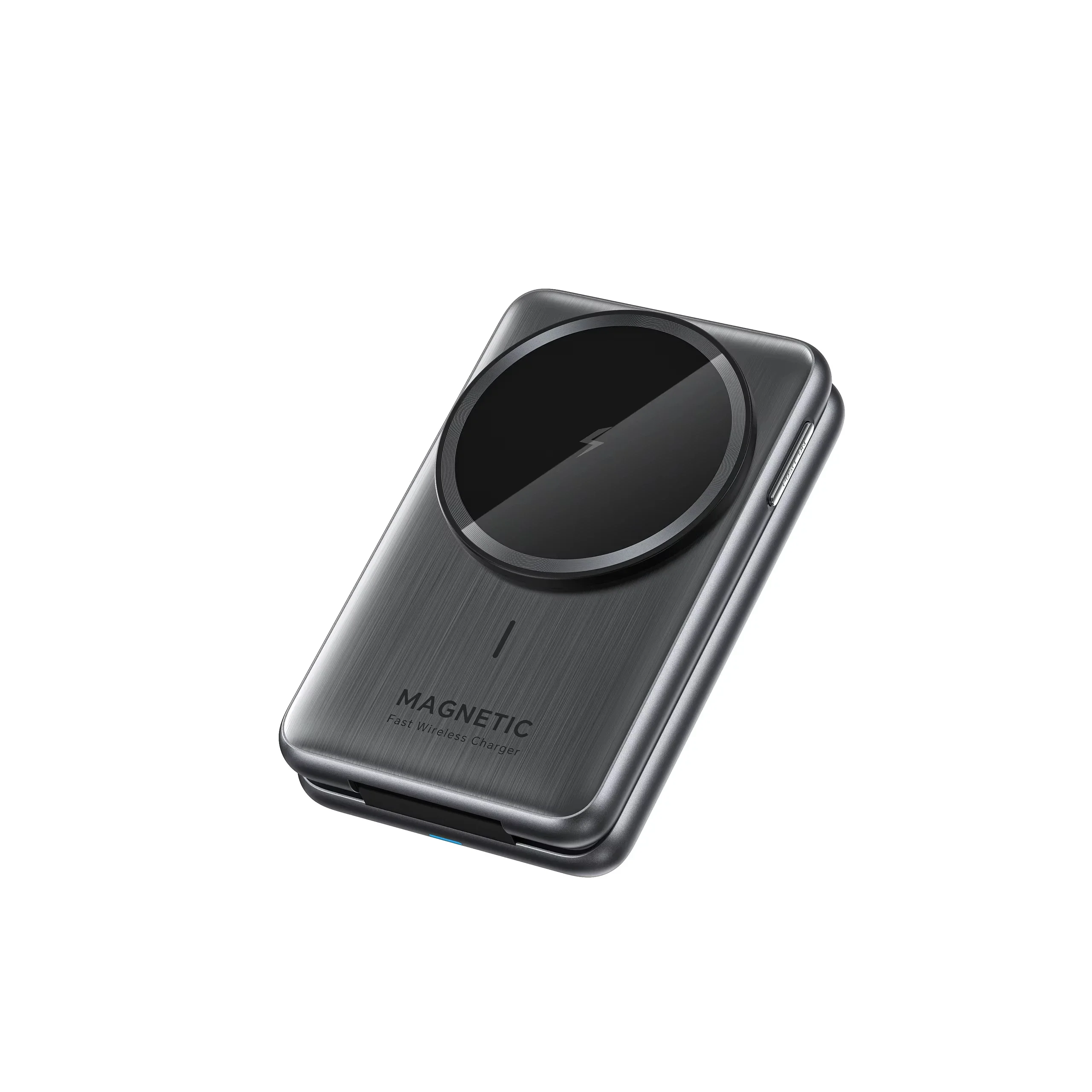 Foldable Magnetic 3 in 1 Wireless Charger Pop Up Watch Charger Design for Iphone 15w, Watch 2.5w TWS 5w Charge Simultaneously