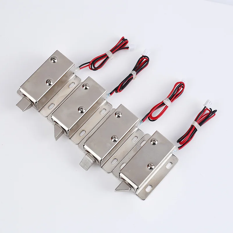 DC12V Cabinet Lock Electric Control Lock Locker File Cabinet Intelligent Electromagnetic Lock Electric Interlock