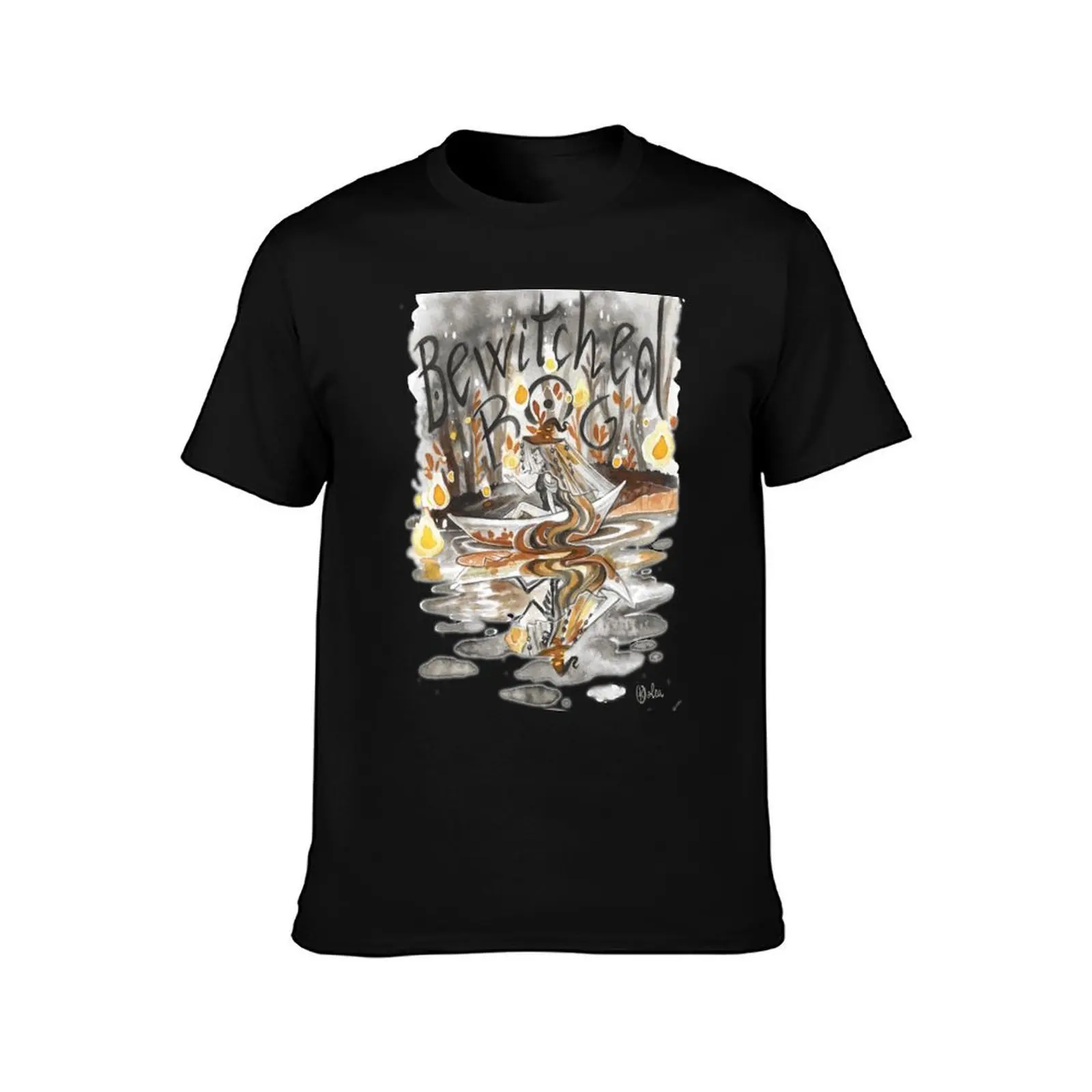Bewitched Bog - Drawtober 2022 T-Shirt Breathable Lightweight Summer Top T-Shirt
