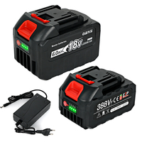 18V-21V Rechargeable Lithium Ion Battery High Capacity with Battery Indicator for Makita Cordless Electric Power Tool EU Plug