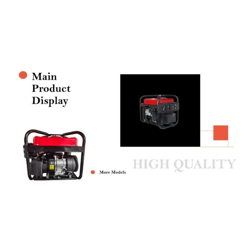 

Inverter Open Frame Generator 3kw 5kw GasolinePower Hand Start 220v/230v Rated Voltage GasolineGenerators