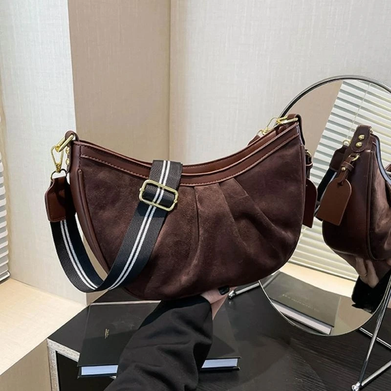 

A3PE модная сумка для плеча Стильная полумесячная кошелька на кожа