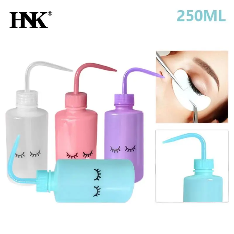 250ml Washing Bottle Tattoo Clean Squeeze Bottle Eyelash Extension Cleaning Laboratory Measuring Bottles Plastic Makeup Tool