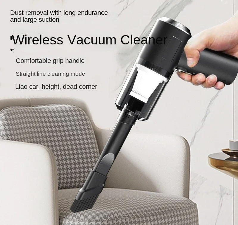 

3in1 Car Vacuum Cleaner Mini Cordless Handheld Cleaning Machine Powerful Wireless Portable Vacuum Cleaner for Car