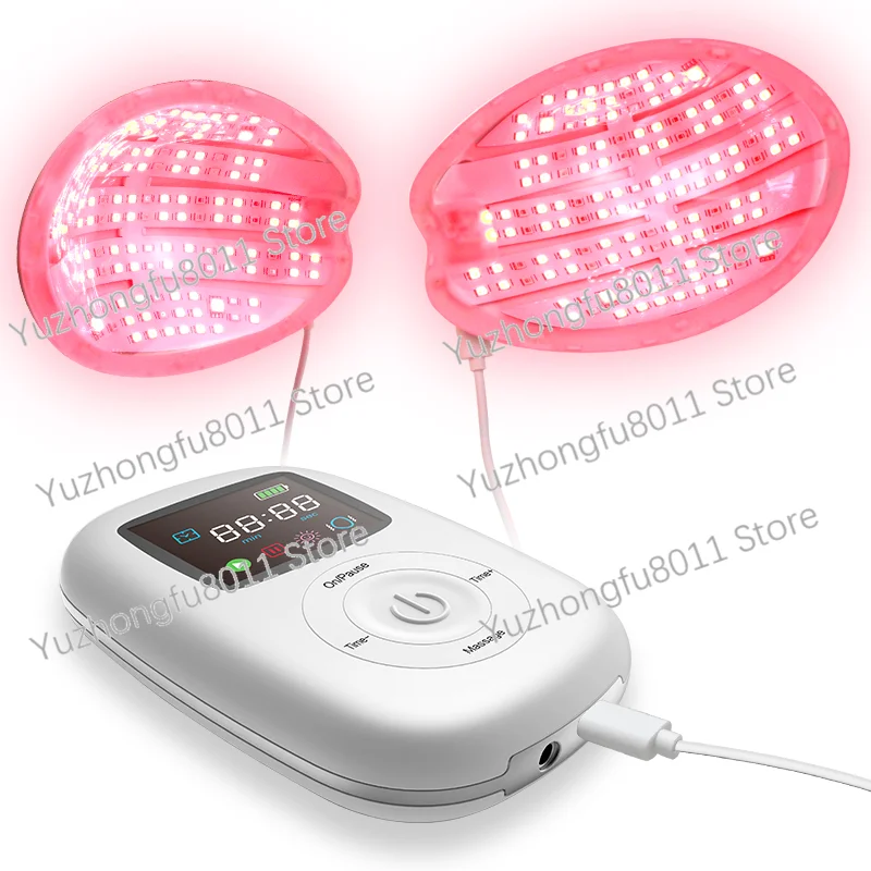 Home Use Infrared Red LED Light Therapy for Breast Massager Mastitis Mammary Physiotherapy Equipment