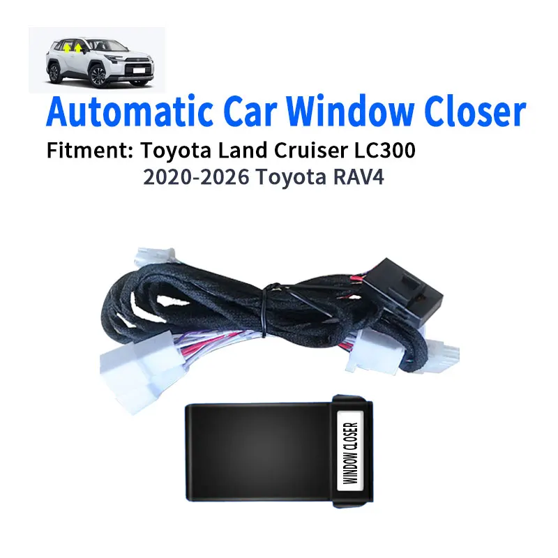 Ferme-vitres automatique et lève-vitres électrique pour Toyota RAV4 et Land Cruiser LC300, accessoires de modification automobile