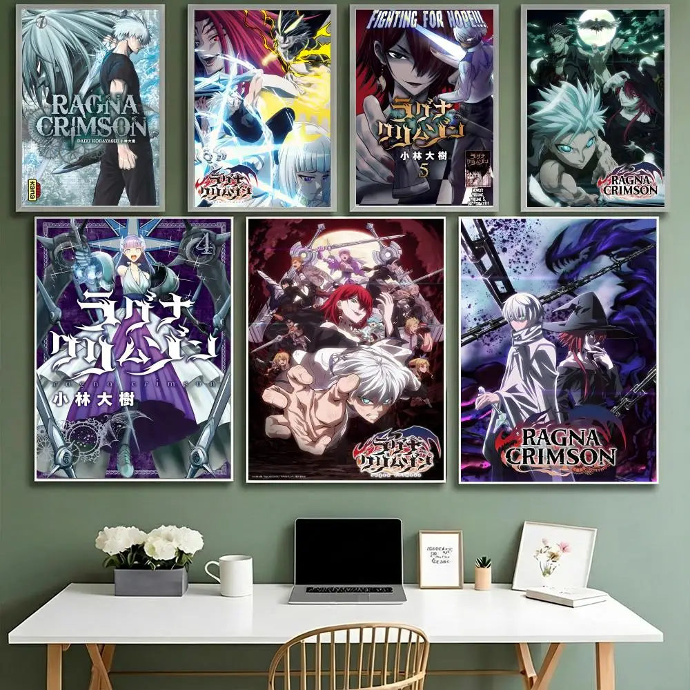 R-Ragna Crimson ANIME Poster HD impermeable de alta dureza autoadhesivo decoración de pared universal