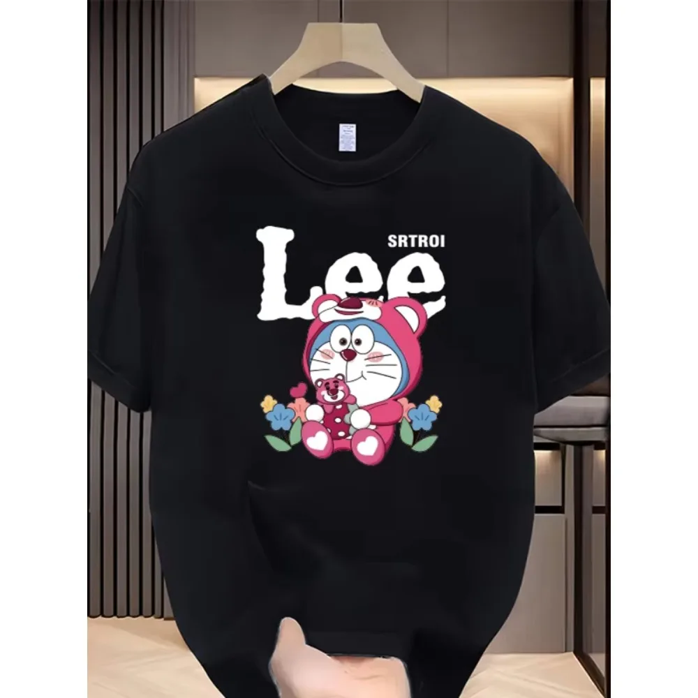

Trendy and Trendy Parent-child Brand Short Sleeved T-shirt for Men and Women,summer New Item,pure Cotton Half SleevedT-shirt Top