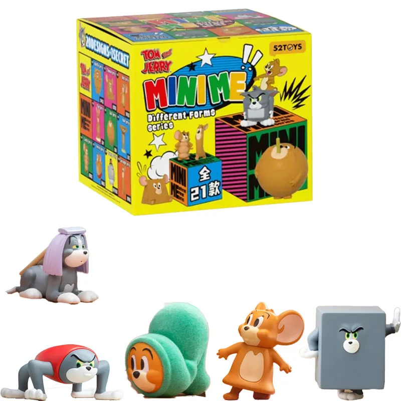 

Original 52TOYS Tom and Jerry Blind Box Series Anime Kuromi Blind Box Collect Children Toys Guess Bag Mystery Box Gifts