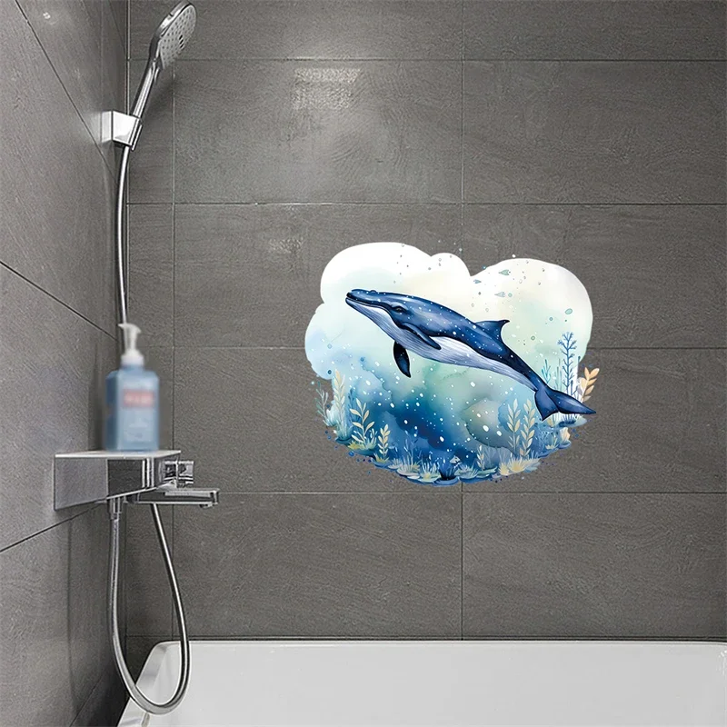 Laographics Dolphin Vinyl Wall Sticker – Aquatic Sea Life, Multicolor, Removable