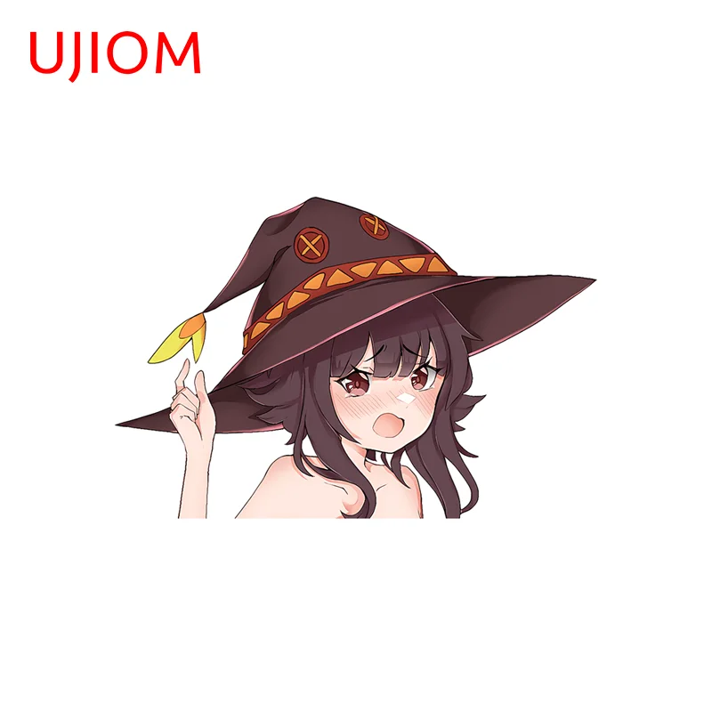 UJIOM Megumin Full Body Artistic Photo Wall Sticker Fashion Table Chambre Decal Suitable For Refrigerator Decoration Accessories
