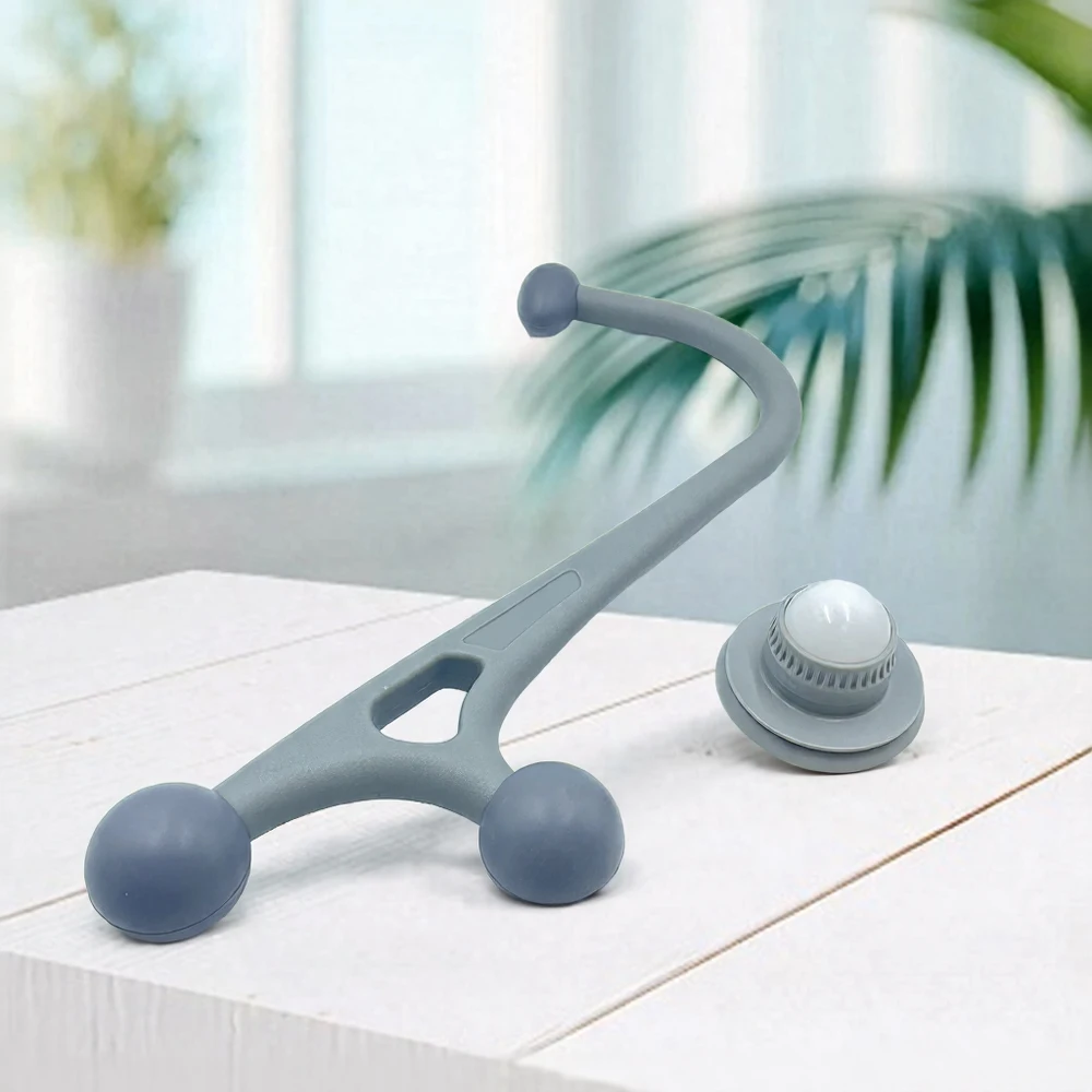 

[2-in-1 Set]Adsorption Massage Ball&Stick,Myofascial Release for Deep Tissue,Neck Back Pain Relief,Full Body Stretching-Home,Gym
