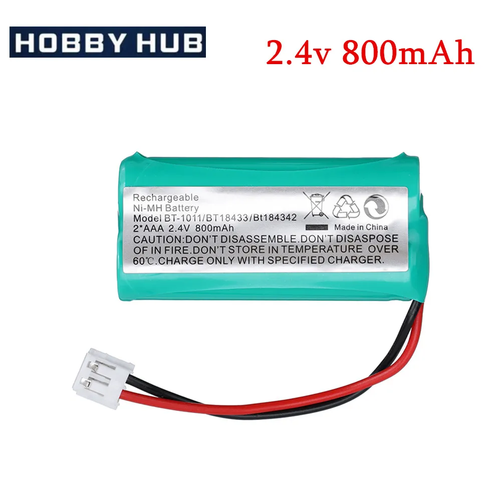 2.4V 800mAh NiMH Cordless Phone Battery for Uniden BT-1011 BT-1018 BT1011 BT1018 BT8001 BT-694 2.4V Rechargeable Battery 1-20pcs