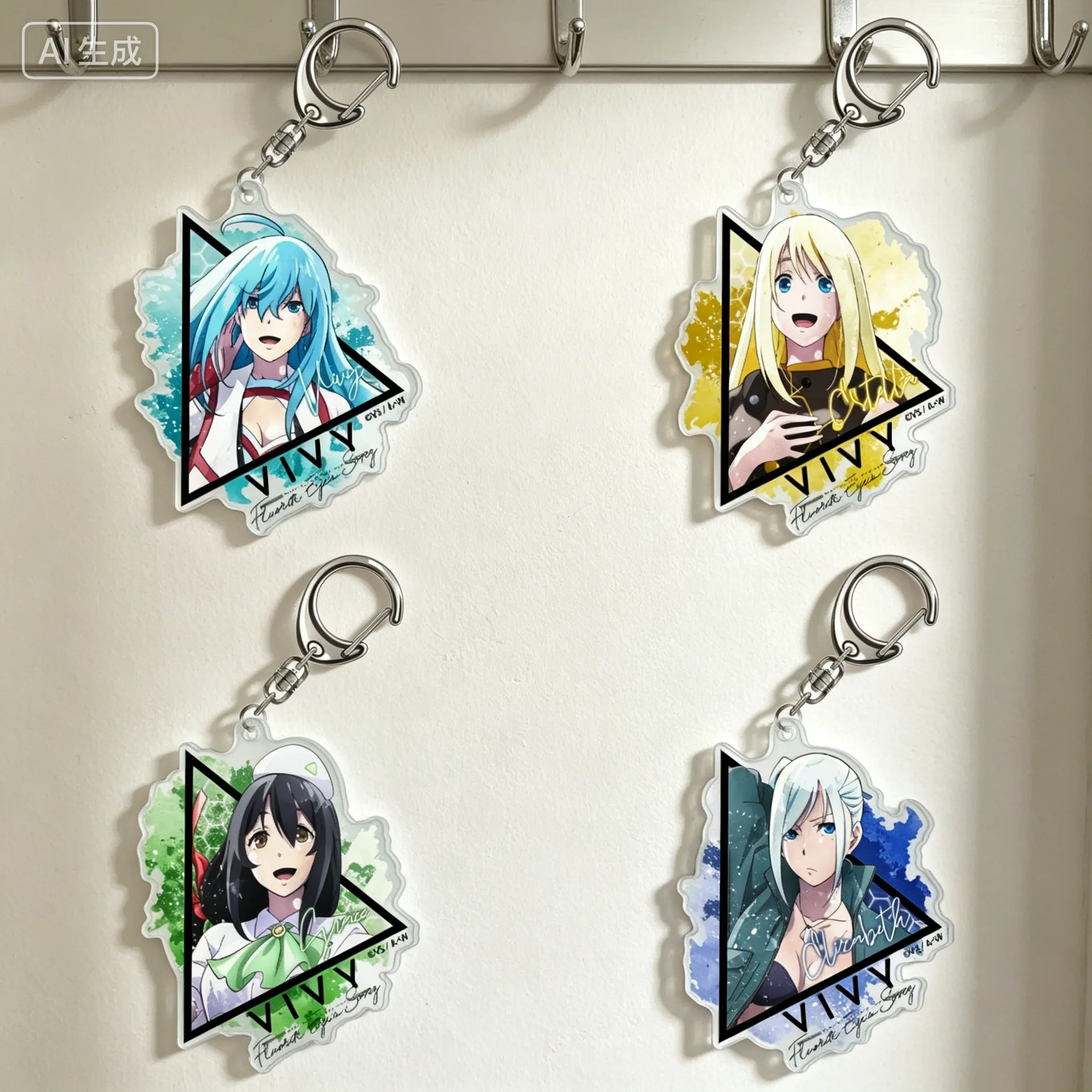 

Anime Vivy -Fluorite Eye's Song Vivy Matsumoto Acrylic Pendant Keychains Bag Decorations Festivals Gifts Exquisite Products