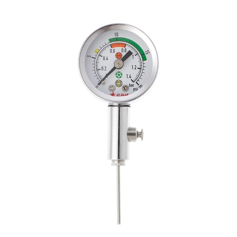 

yunyun Soccer Ball Pressure Gauge Air Watch Football Volleyball Basketball Barometers