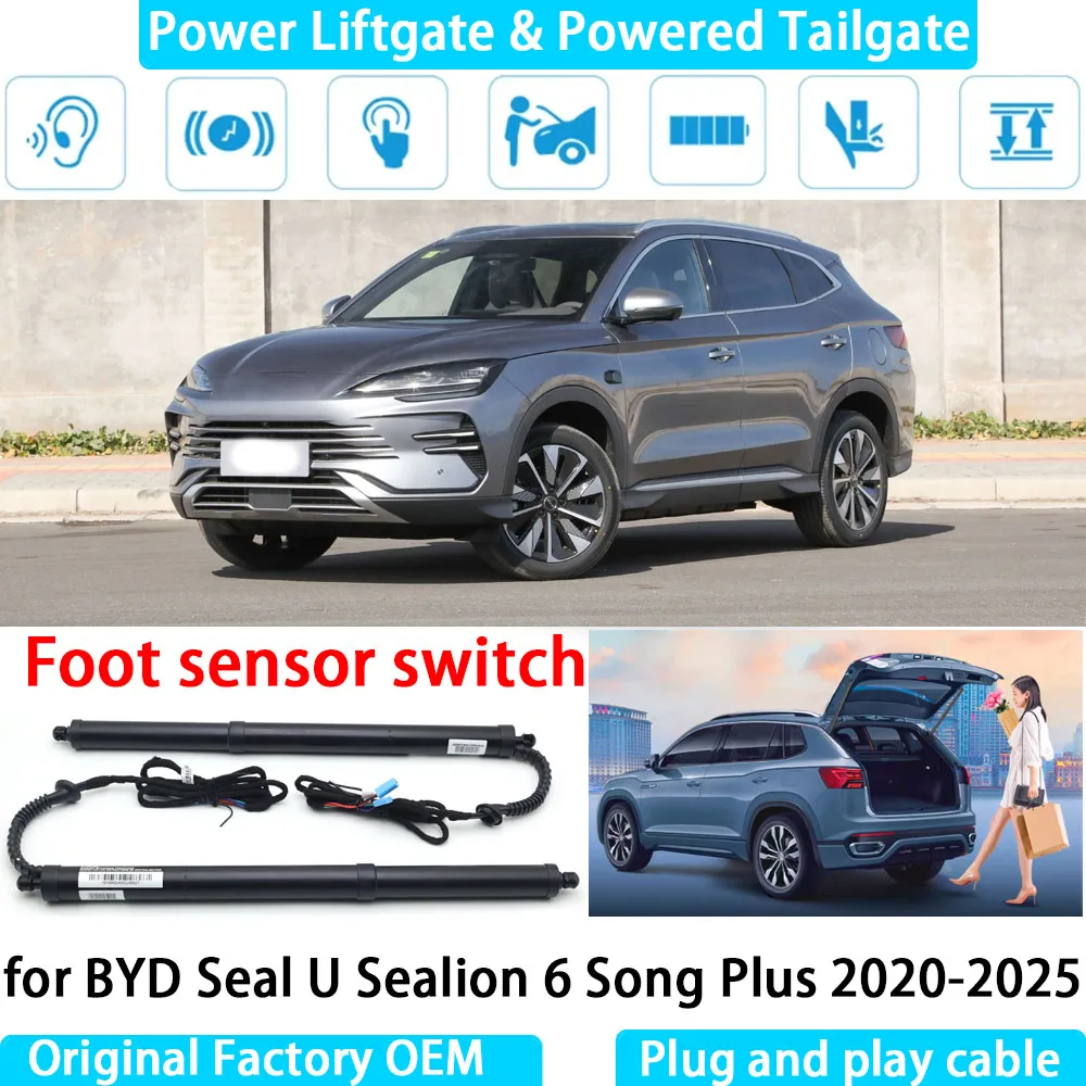 

for BYD Seal U Sealion 6 Song Plus 2020-2025 Automatic Electric Power Liftgate Powered Tailgate Strut Tail Gate Lift System