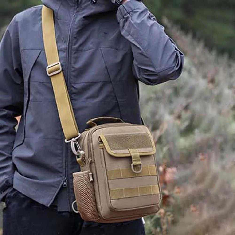 Large Capacity Nylon Chest Bag Wear-Resistant Anti-splash Water Men's Multi-functional Sports Satchel Solid Color Lightweight