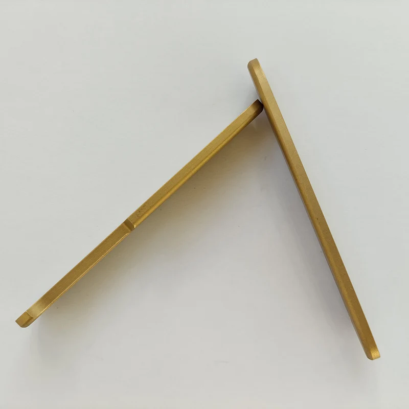 Aangepaste messing materiaal mes grip handvat weegschalen patches voor 91MM Victorinox Zwitserse legermessen met uitsparingen van tandenstoker pincet