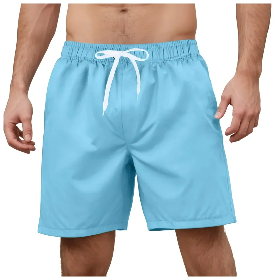 بلون الرجال السباحة الشاطئ مجلس السراويل الرجال ملابس السباحة الصعود مجلس رياضة الجري الرياضة السراويل الصيف ملابس السباحة #4