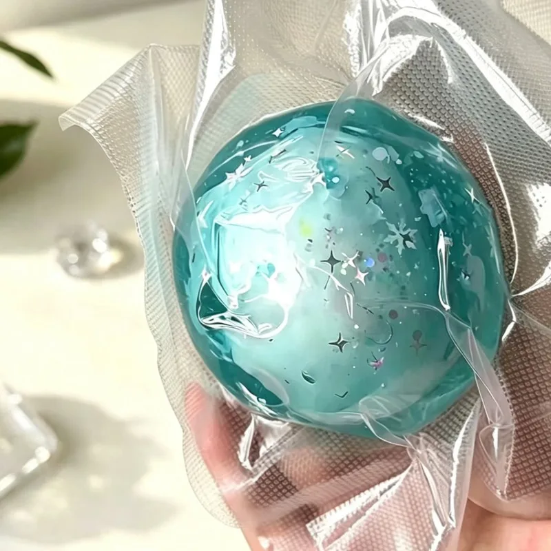 Sea Salt Fidget Sensory Soft Ball Toy Stress Relief Crunchy ASMR Sound Squeeze Decompression Anxiety Calming Gift for Adults
