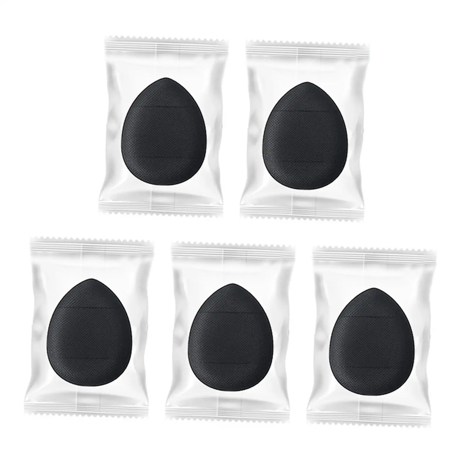 5x Finger Puffs Wet Dry Use Multifunctional Soft Face Eyes Makeup Pads Mini Makeup Puff for Foundation Repair Cream Concealer