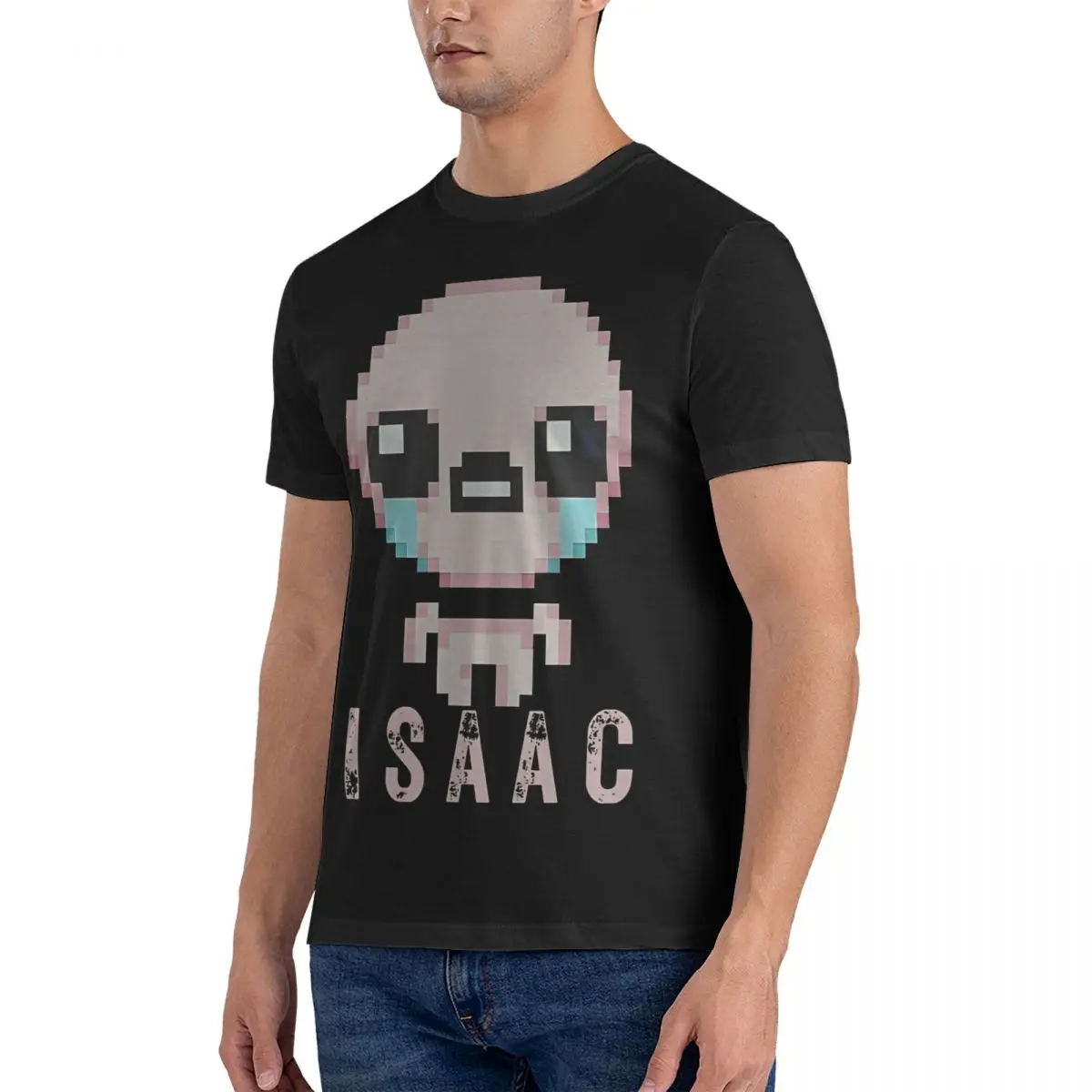 Men GAME T Shirts The Binding of Isaac Pure Cotton Clothing Novelty Short Sleeve O Neck Tee Shirt New Arrival T-Shirt