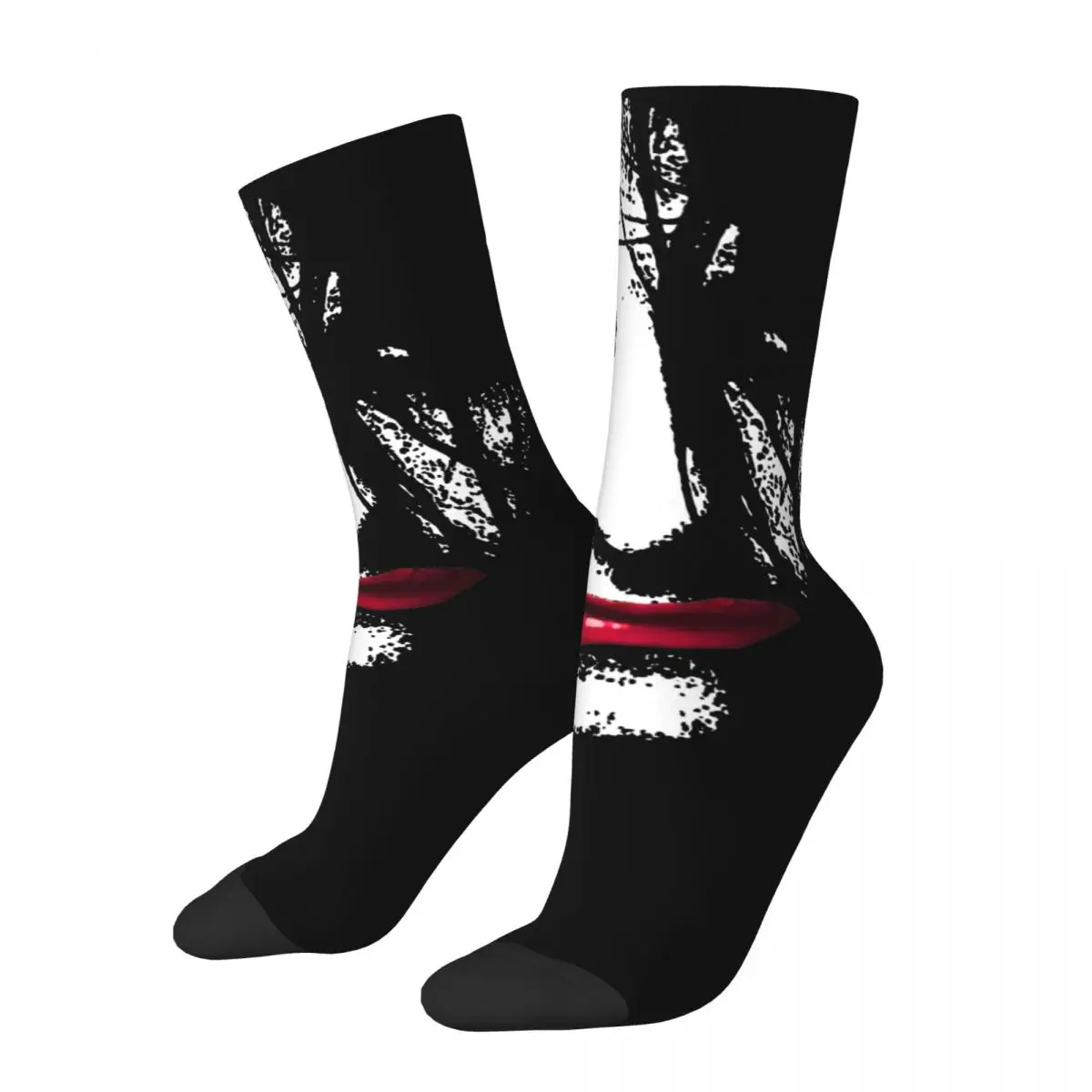 Robert Smith The Cure Socks Men Women Polyester Casual Socks Harajuku Spring Summer Autumn Winter Middle Tube Socks Gift