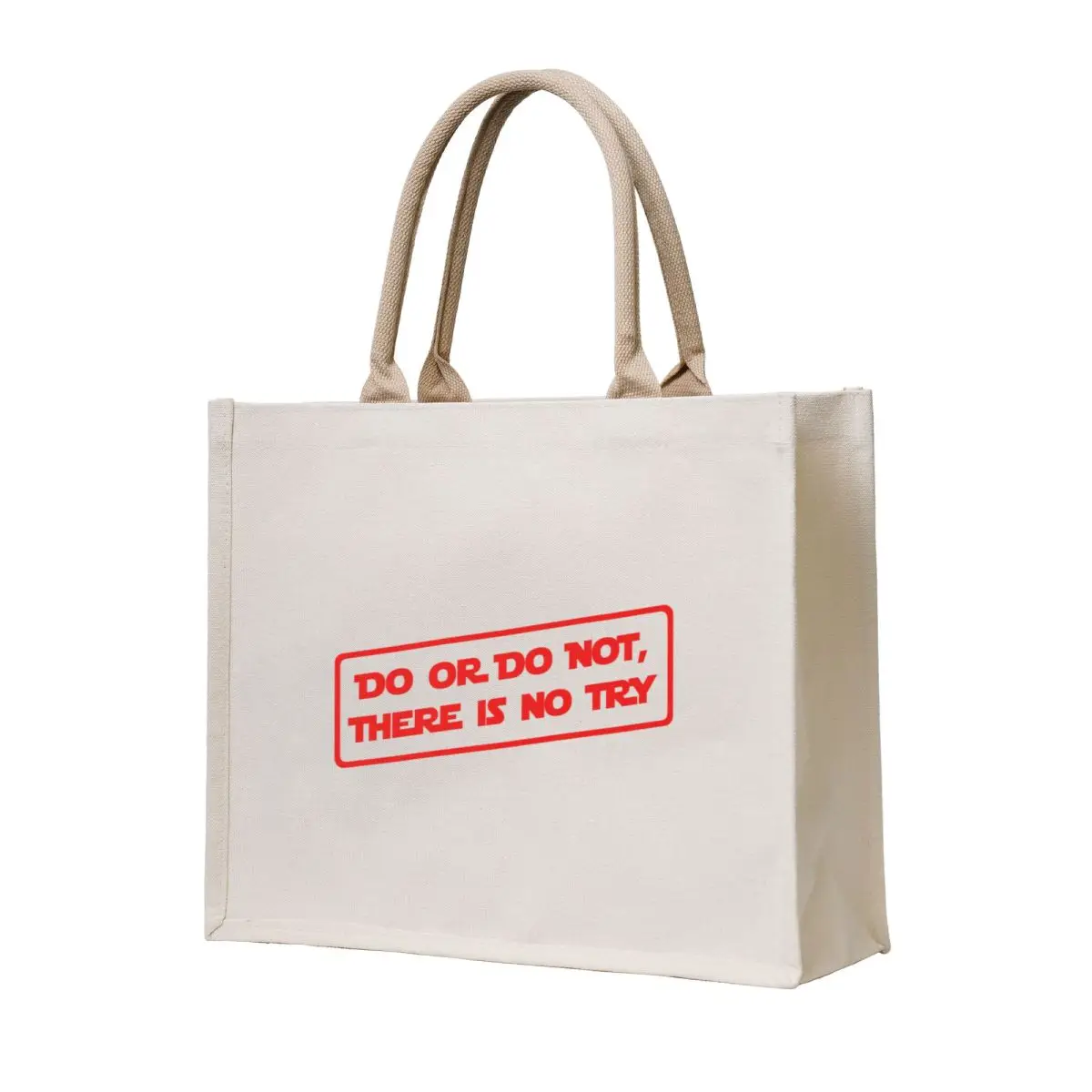 

Do or do not, there is no try... (Red) Tote Bag ecological bags Women's beach bags sacs de shopping custom tote bag