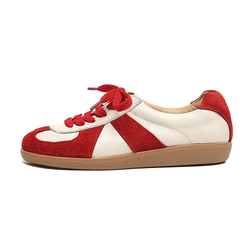 Trendy 2026 Women's Cow Suede Sneakers - Casual Platform Shoes