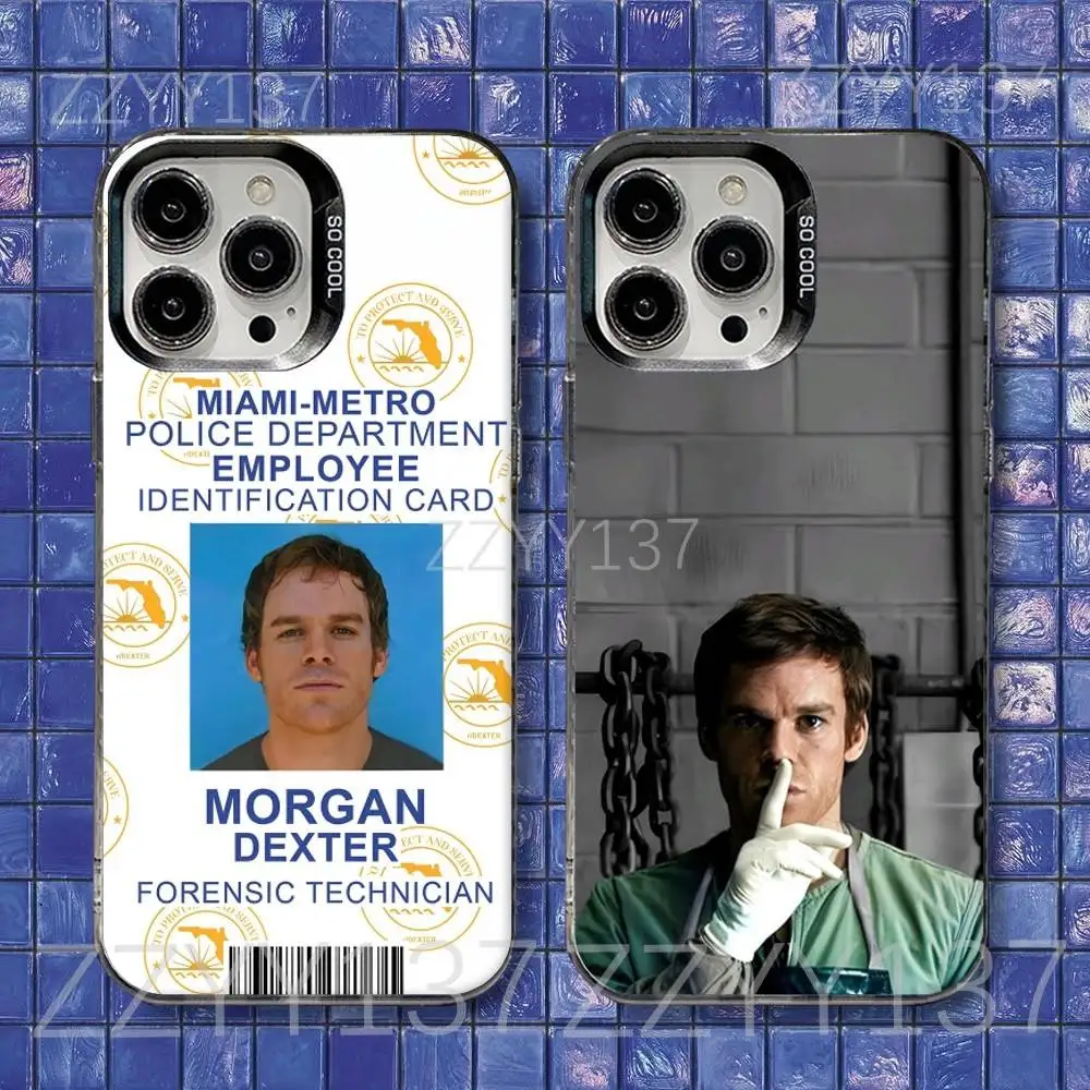 

D-Dexter Morgan Phone Case For iPhone 17,16,15,14,13,12,11,Air,X,XR,Pro,Max,Plus Protect Plating