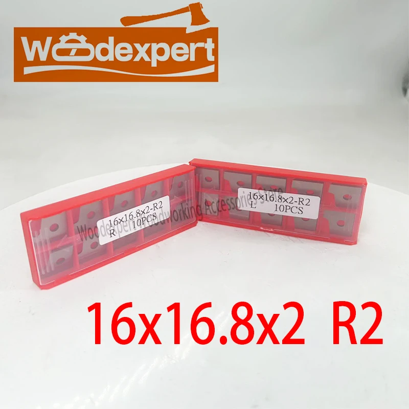 

Сменное лезвие твердосплавного скребка 16x16,8x2 R2, левое и правое для кромкооблицовочных станков SCM