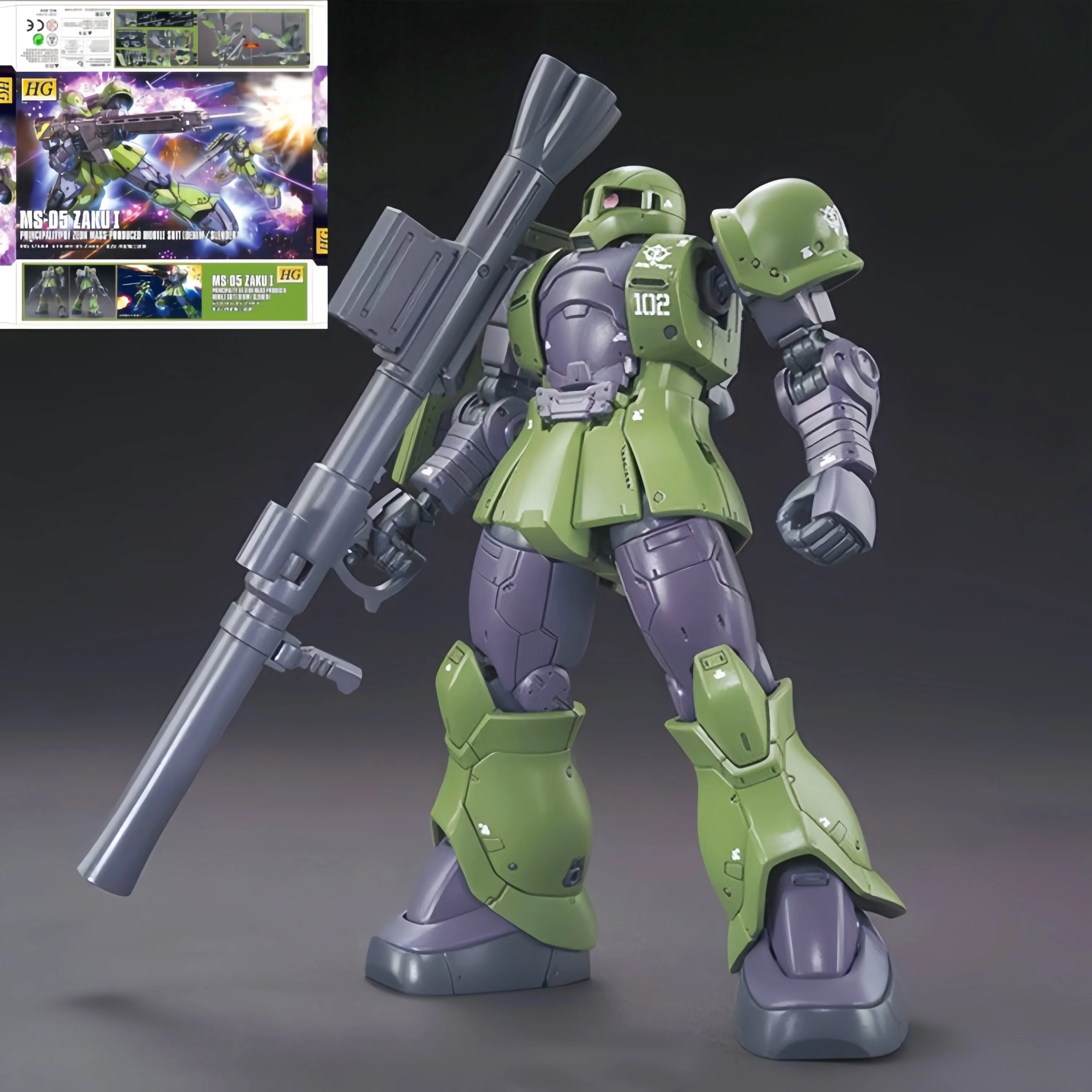 

New Weimei Hg 1/144 Gto 009 Ms-05 Assembly Model Kit Action Figure Robot Plastic Model Kits Decoration Statue Toy Kids Gift