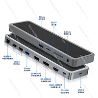 12 in 1 docking station notebook type-c docking station HDMI multi-port expander