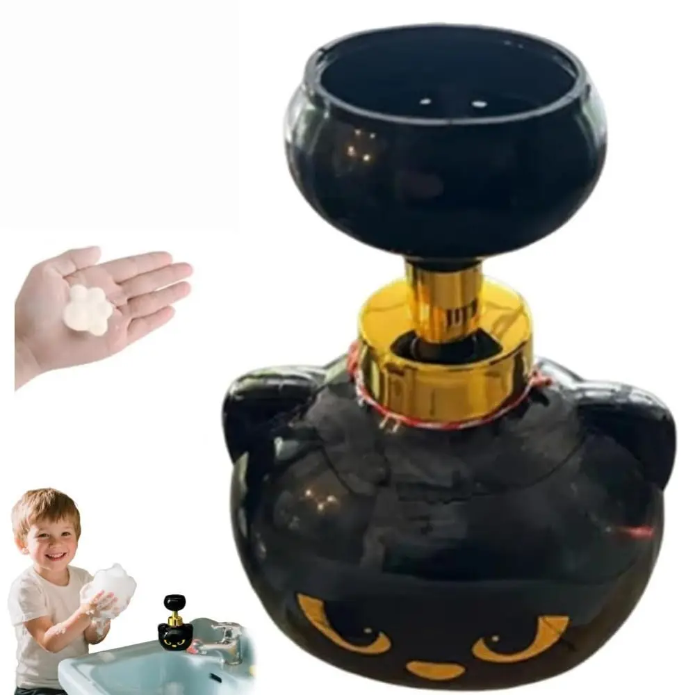 Large Capacity Cat Paw Foam Soap Dispenser Refillable Bubbles Soap Box Cats Pawprint Soaps Pump Bottle Paw-Shaped