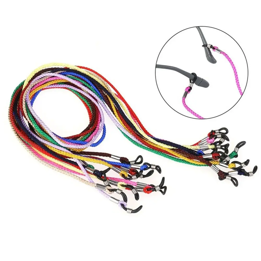 Colorful Lanyards 12pcs Nylon Rope Spectacle Frame Holder Eyewear Cord Glasses String Eyeglasses Strap