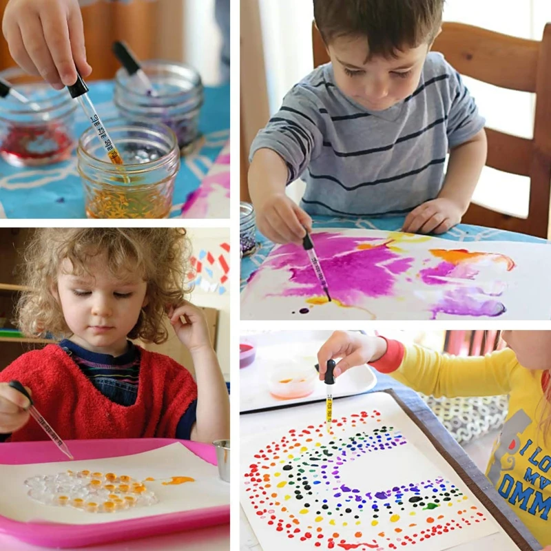 قطارة الزيوت العطرية نوعان قطارات سائلة زجاجية مناسبة لعطور الزيوت العطرية 0.25 مل 0.50 مل 0.75 مل 1 مل متدرج