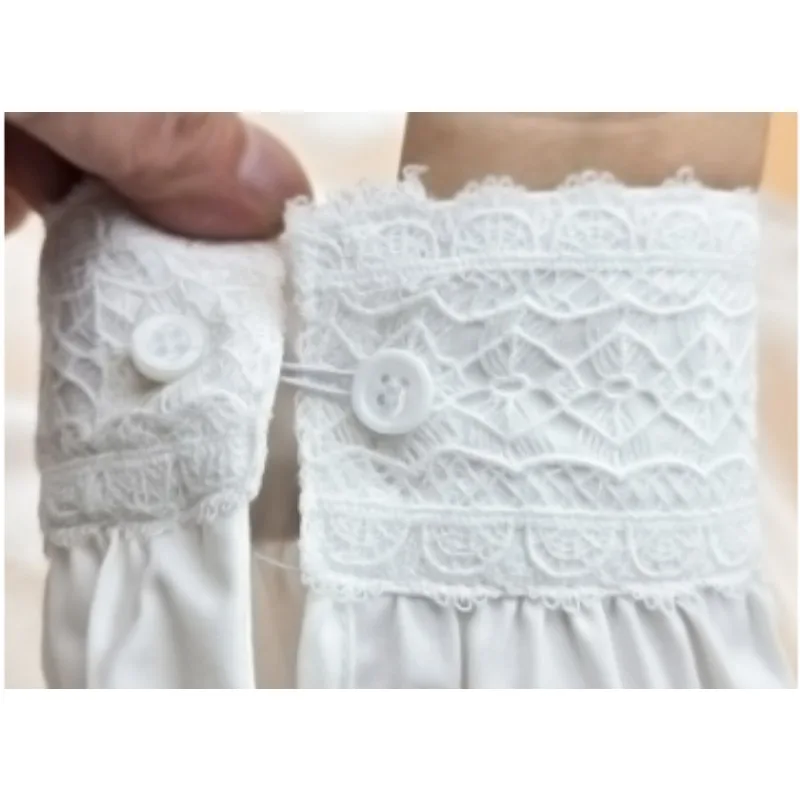 2pcs Invisible Shirt Collar Extension Buttons High Elasticity Cuffs Stretchable Shirt Collar Tightening Buttons for Clothing