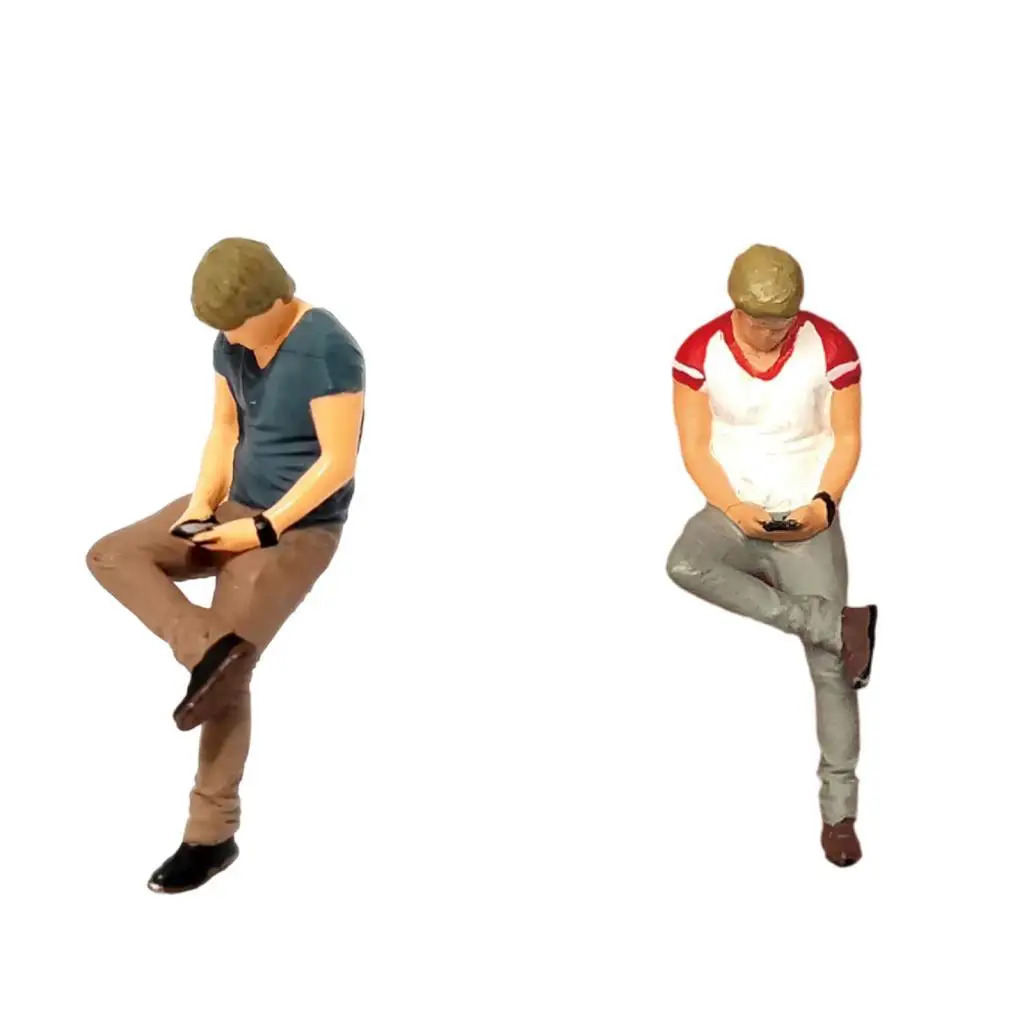 

Миниатюрная фигурка человека в масштабе 1/64: Фотограф-мальчик для декора стола, поделок своими руками, микроландшафтов, кукольных домиков и диорам