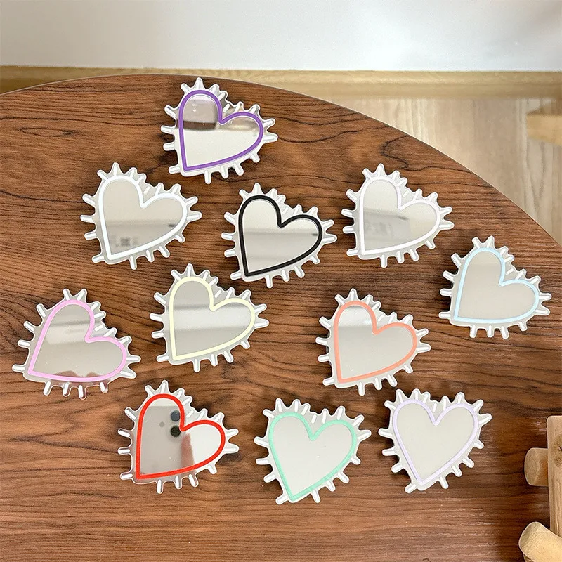 

Держатель-подставка для телефона Hedgehog Love Mirror, складной, для iPhone 13, 16, 17, аксессуар для телефонов и планшетов