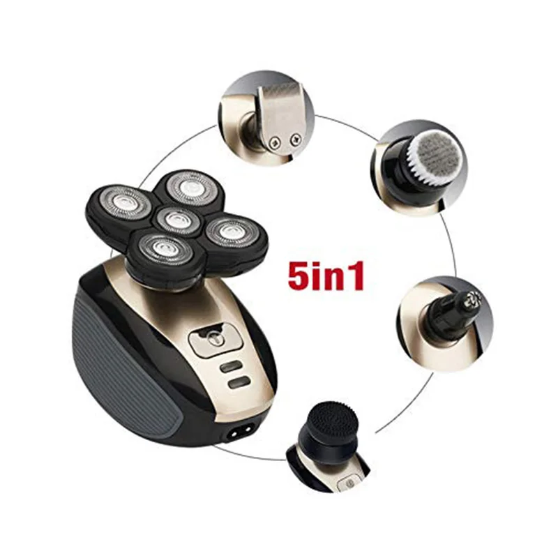 ماكينة حلاقة الشعر المعدنية Smoother Premium Balder Electric Pro Head للرجال الأصلع مع رأس ماكينة حلاقة قابلة للشحن