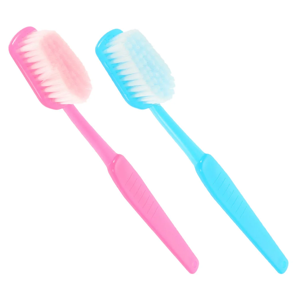 2 Pcs Funny Party Props Decorative Prank Decoration Toothbrush Huge Large Toothbrushes Photo Photograph Modeling