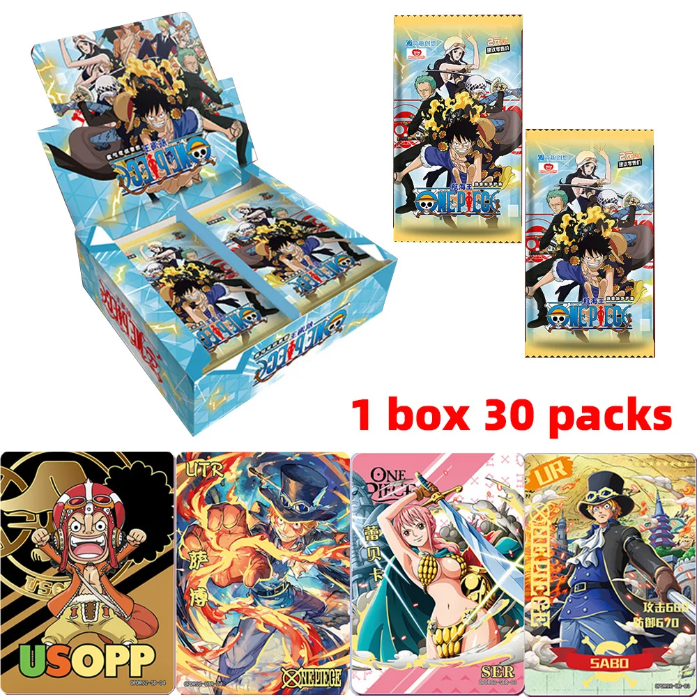 One Piece Collection Cards Booster Box Dressrosa UTR SD UR Cards Wanted Rare Booster Box Anime Playing Game Cards