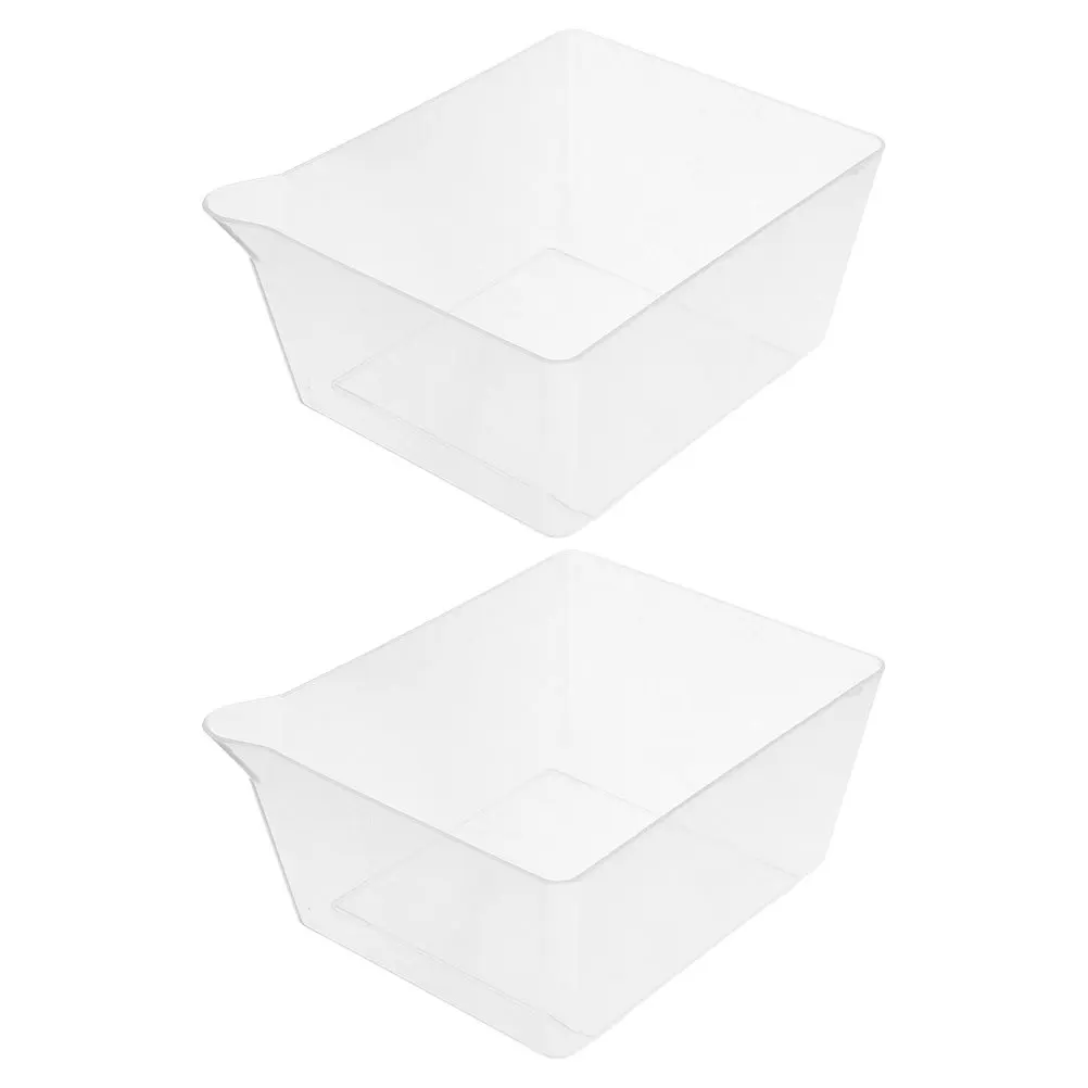 

2Pcs Electronic Scale Tray Clear 1200ml Plastic Weighing Bowls Food Measurement Accessories Digital Scales