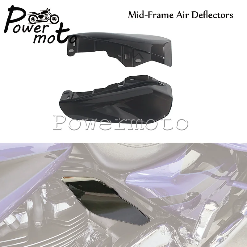 For 2023-2026 Harley Touring Street Road Glide CVO FLTRXSTSE FLHX FLHXSTSE FLHXL FLHXSE Motorcycle Mid Frame Air Deflectors
