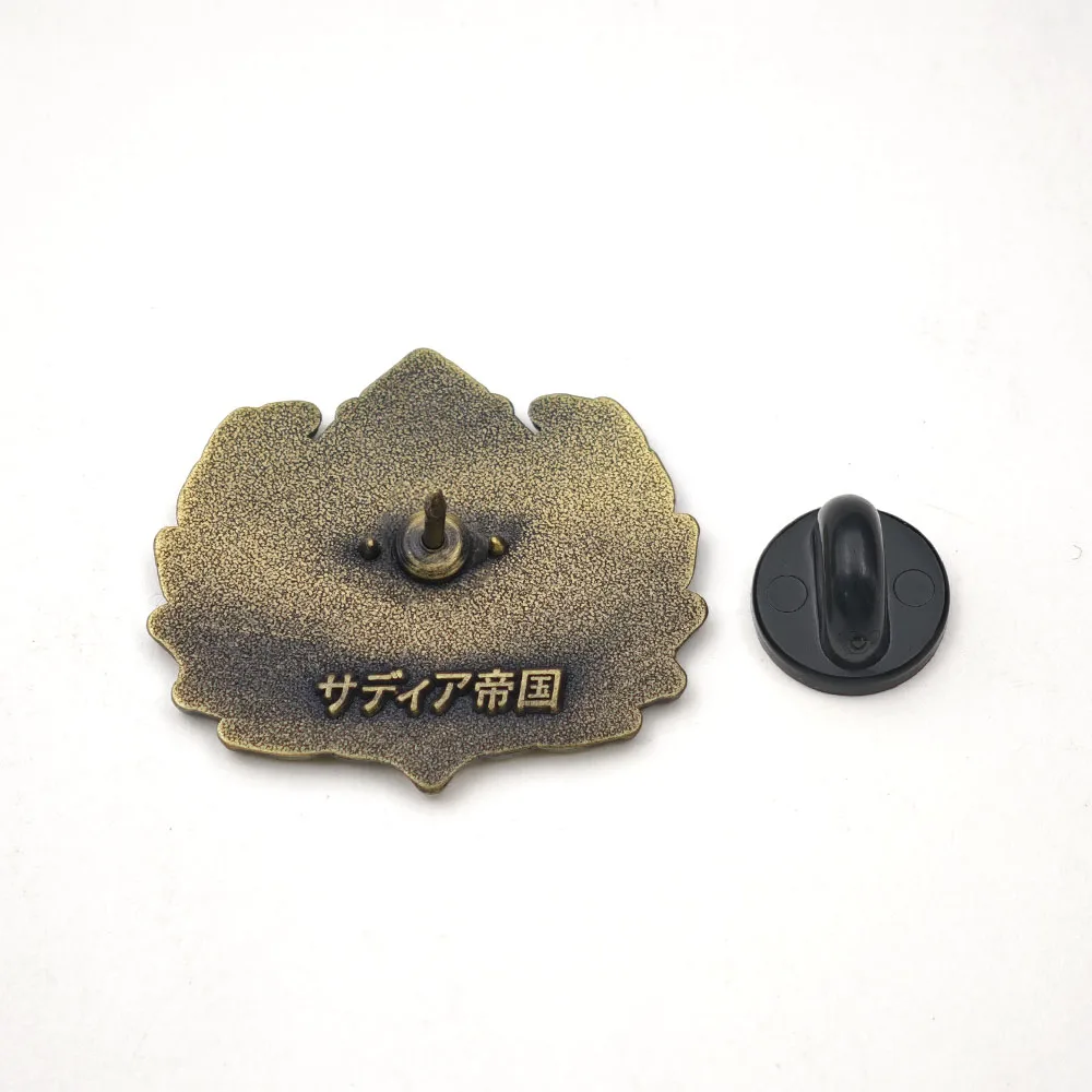 Azur Lane Sardegna Empire Metall-Emaille-Anstecknadel, Spiel-Cosplay-Schild-Abzeichen, Lorbeerkranz-Brosche, Reversnadeln, Anime-Fan-Geschenk, Itabag – Detail 6