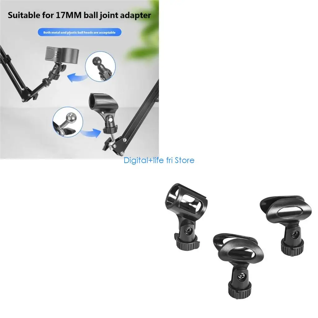 E06D Durability Microphone Clip Grip for Stable Positioning in Professional Recording