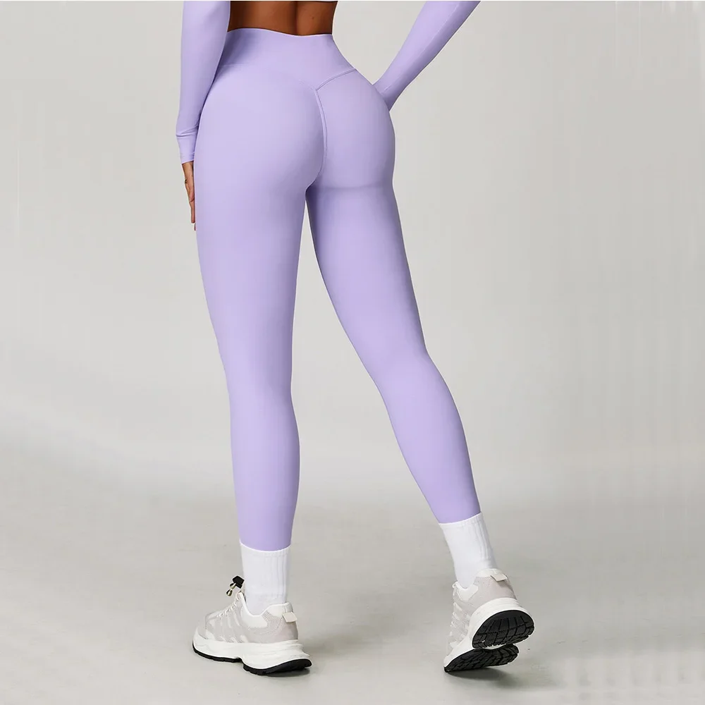 

JUREN High Waist Yoga Leggings Women Push Up Sport Leggings Fitness Tight Running Yoga Pants Highly Elastic Gym leggings Workout